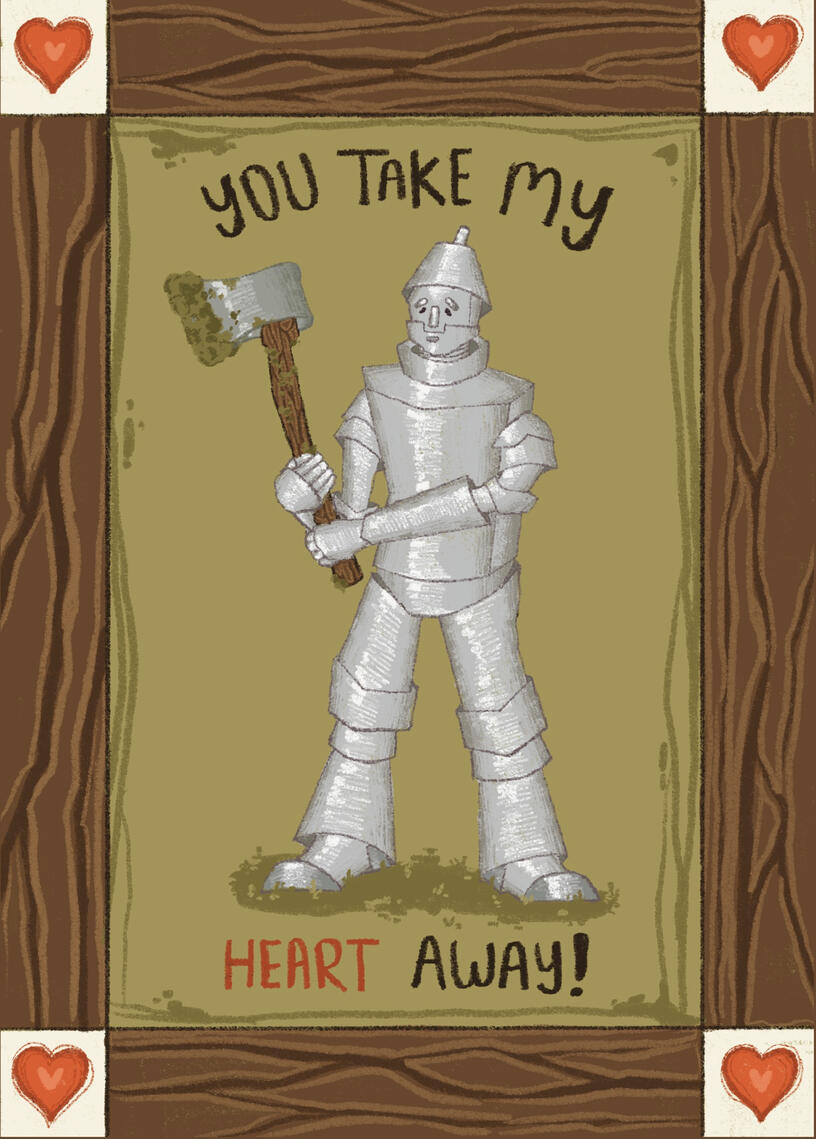 Tinman Valentine's Card Tinman Valentine's Card