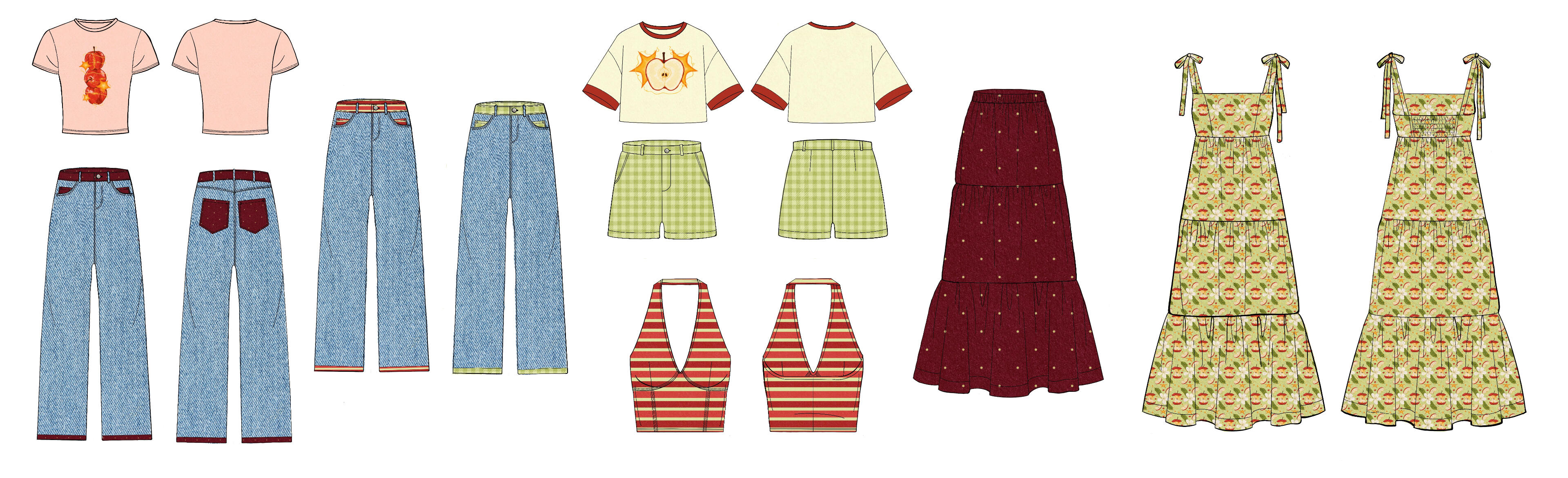 Apple Pattern Design Mockups (Tech Flats from Adobe Stock) Apple Pattern Design Mockups (Tech Flats from Adobe Stock)